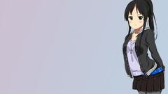 k - on akiyama mio anime girls Simple Background