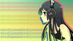 K - on headphones