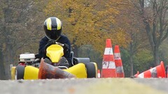 kart fall racing helmet vehicle