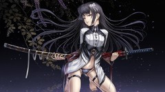 Katana Anime anime girls original characters