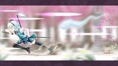 Katana Anime anime girls short hair konpaku youmu touhou Gotou 