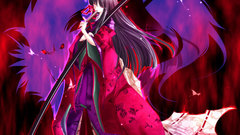 Katana artwork anime girls