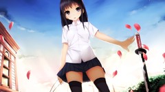 Katana black hair black eyes original characters