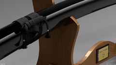 Katana blade 3D modeling