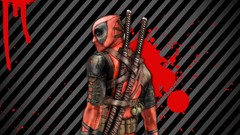 Katana comics superheroes digital art marvel comics Deadpool 