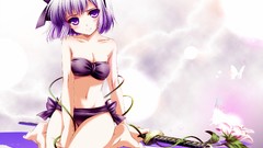 Katana drawings blush anime girls short hair konpaku youmu 
