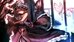 Katana dress drawings anime girls touhou
