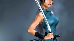 Katana fantasy art girls