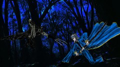 Katana fight claws wolverine forests