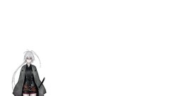 Katana sekirei white hair