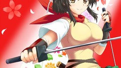 Katana uniforms huge boobs