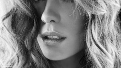 Kate Beckinsale grayscale monochrome
