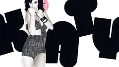 Katy perry singers monochrome