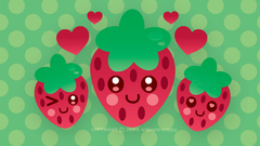 Kawaii strawberries