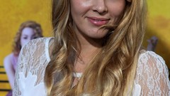 Keeley Hazell white dress