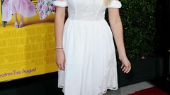 Keeley Hazell white dress