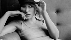 Keira Knightley grayscale monochrome