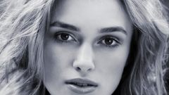 Keira Knightley monochrome faces