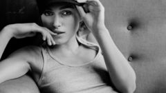 Keira Knightley monochrome greyscale