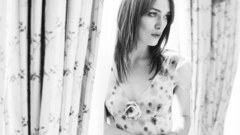 Keira Knightley monochrome greyscale
