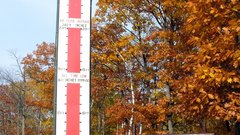 Keweenaw snow thermometer high