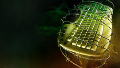 Keyboards barbed wire