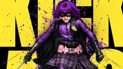 Kick-Ass purple hair movie posters domino mask