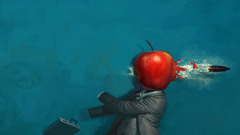 Killed an apple strange
