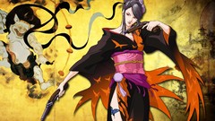 Kimono pistols anime girls sengoku basara Japanese clothes