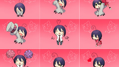 Kimono purple hair Anime