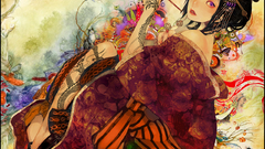 Kimono snyp Japanese clothes