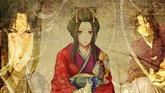 Kimono story anime girls Japanese clothes