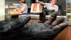King Kong funny mcdonalds digital art