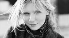 Kirsten Dunst grayscale monochrome