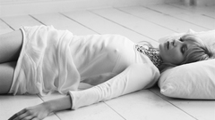 Kirsten Dunst pillows monochrome