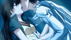 Kissing anime girls