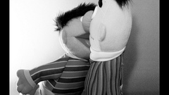 Kissing Bert Sesame Street