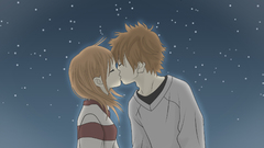Kissing couple Anime bokura