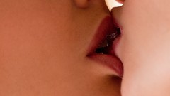 Kissing girls lesbians Digital Desire magazine Kiera Winters 