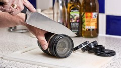 Kitchen Knives Cameras slices camera lens camera lens cap