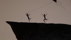 Kite minimalistic artwork