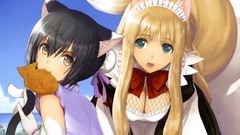 Kittens blondes maids black hair nekomimi tony taka animal ears 