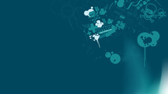 Klan blue saved abstract