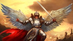 Knights angels artwork fantasy art