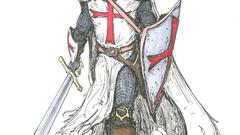 Knights crusader Medieval Templar