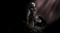 Knights helmets Swords dark