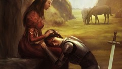 Knights Princess fantasy art