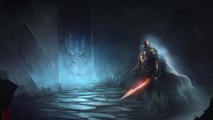 Knights Warriors Swords fantasy art