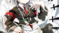 Knives anime girls touhou izayoi sakuya portraits video games