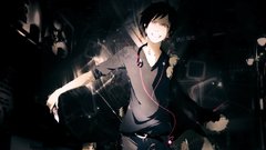 Knives red eyes smiling durarara orihara izaya